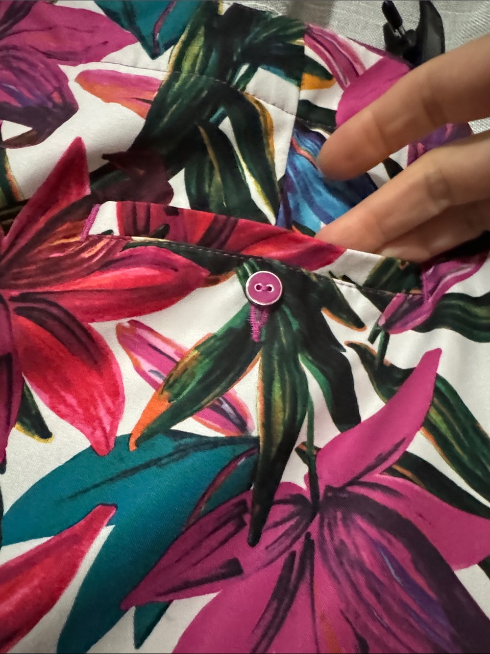 Lily Hagen Active Skort-Sz 14-Botanical Print-Pockets-Zip Back - Picture 9 of 15
